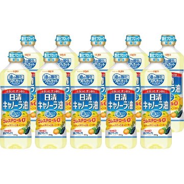 日清　キャノーラ油６００ｇ（１０本） 1706164の画像