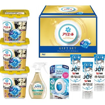 Ｐ＆Ｇ　アリエールジェルボール　プレミアムバラエティギフトセット PGPV-50EBの画像