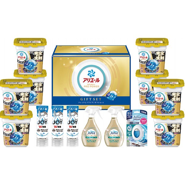 Ｐ＆Ｇ　アリエールジェルボール　プレミアムバラエティギフトセット PGPV-100EBの画像