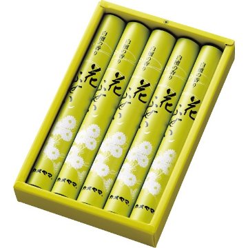 カメヤマ　花ふぜい　黄　白檀　５束入 I10580405の画像