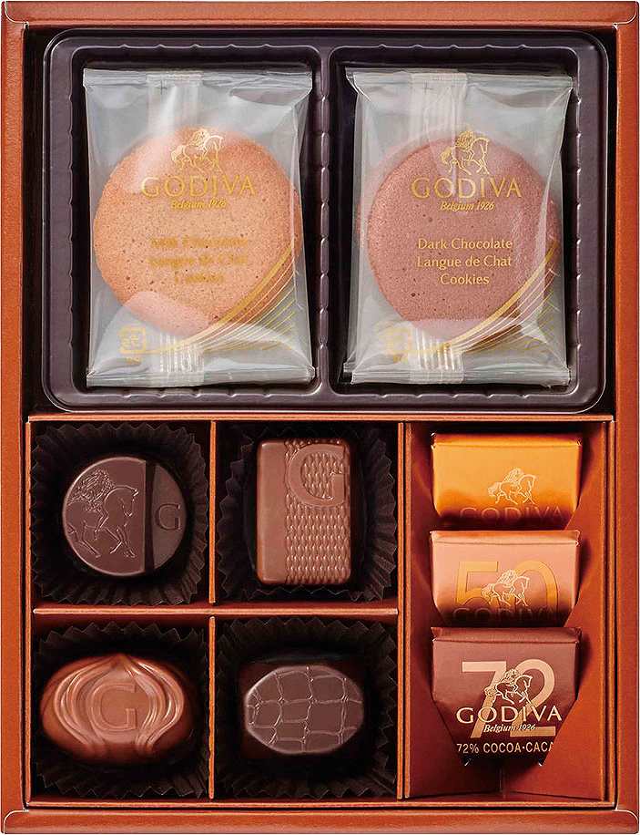 チョコレート&クッキー アソートメント（チョコレート8粒入/クッキー4枚入） 208037 の画像