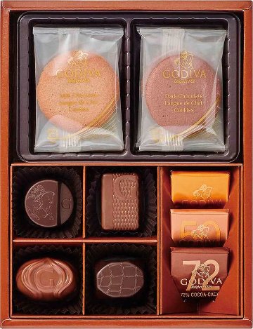 チョコレート&クッキー アソートメント（チョコレート8粒入/クッキー4枚入） 208037 の画像