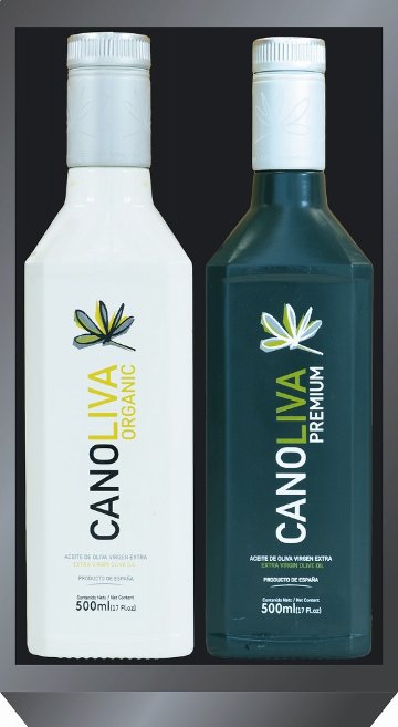 CANOLIVA　500mlオリーブオイル2本セット（ORGANIC・PREMIUM) EVOO-10000 の画像