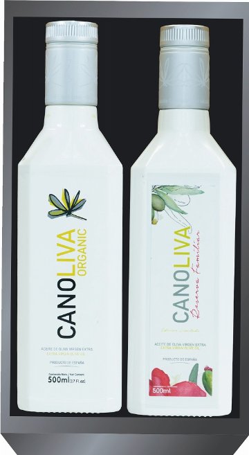 CANOLIVA　500mlオリーブオイル2本セット（ORGANIC・FAMILIAR) EVOO-10001 の画像