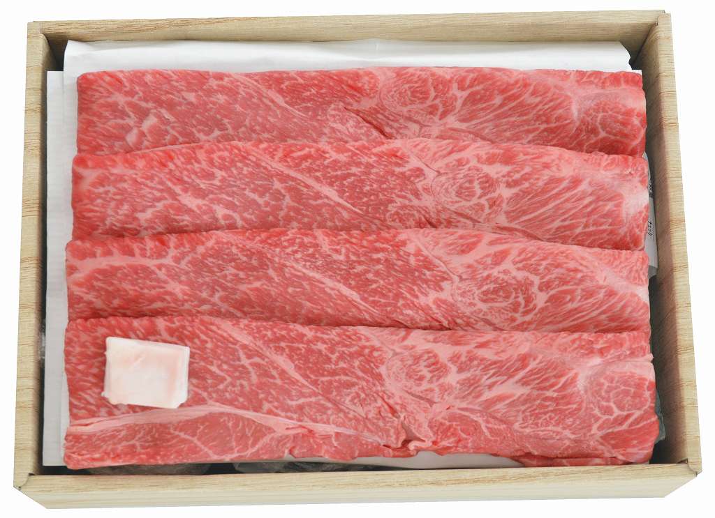 モリタ屋　国産黒毛和牛肩すき焼き用400g V-67 の画像