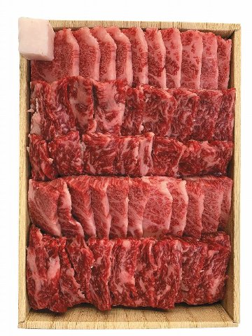 モリタ屋　国産黒毛和牛バラ焼肉用650g V-62 の画像