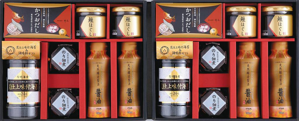 荒仕上味付海苔＆調味料ギフト NH-HZ の画像