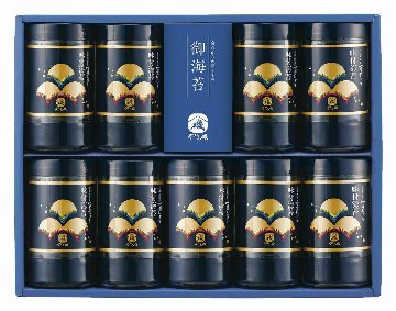初摘み味付海苔詰合せ YA9本詰 の画像