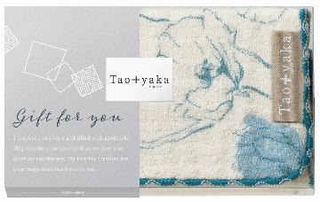 やわらかな4重ガーゼ織ハンカチ　ポピー TAO-H-03CB の画像