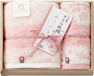今治謹製 さくら紋織　タオルセット SM2225 の画像