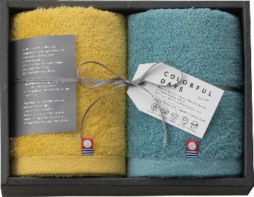 カラフルデイズ　タオルセット（ブルー） CL2520-BL の画像