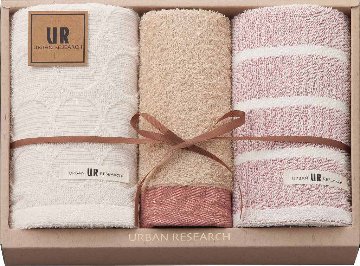 URBAN RESEARCH(アーバンリサーチ)　タオルセット（レッド） UR2325-RD の画像