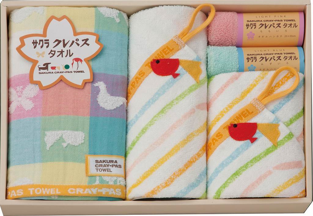 クレパスタオル　タオルセット CR23300 の画像