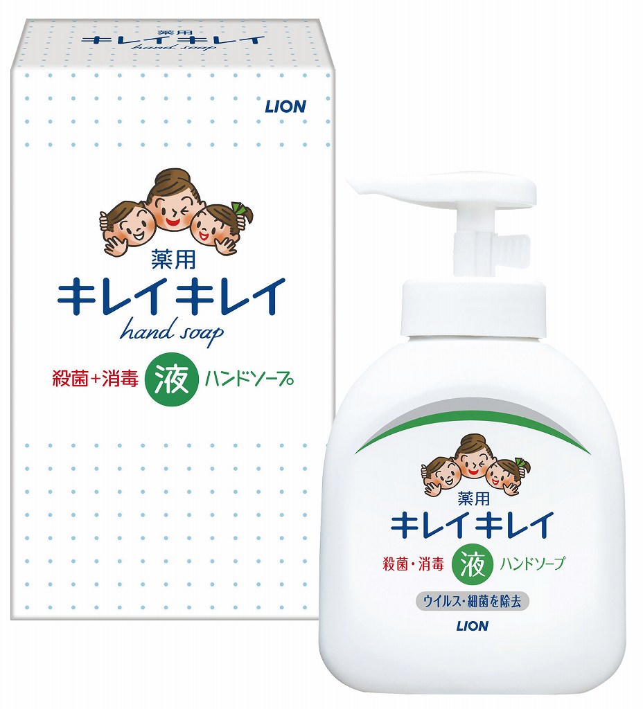 キレイキレイ薬用液体ハンドソープ250ml箱入 の画像