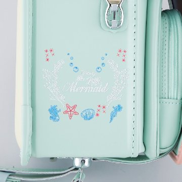 ディズニープリンセスデザイン　ランドセル＜リトルマーメイド＞ ミントクリーム D2618MT-9の画像