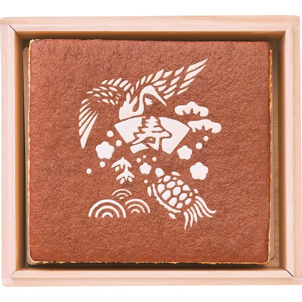 長�ｱ堂　絵柄入りカステーラ（桐箱入） TKS-25Kの画像