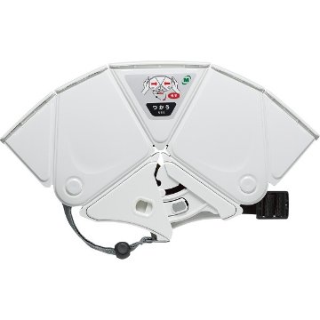 折りたたみ防災ヘルメット　Ｆｌａｔｍｅｔ２ ホワイト CD4001900011の画像