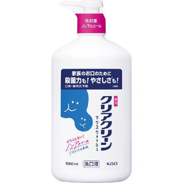 花王　クリアクリーン　マウスウォッシュ（ソフトミントの香味・１０００ｍｌ）の画像