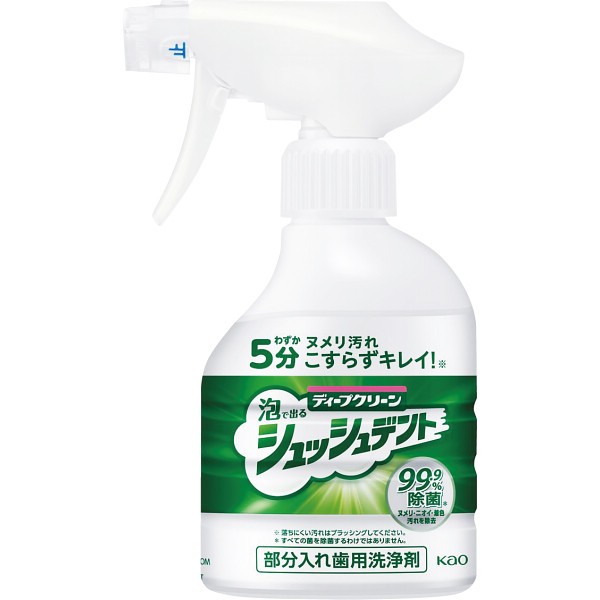 花王　ディープクリーン　シュッシュデント部分入れ歯用洗浄剤　本体（２７０ｍｌ） やさしいミントの香り 25327103の画像