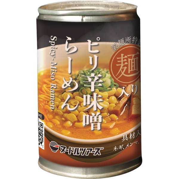 ヌードルツアーズ　らーめん缶　ピリ辛味噌の画像
