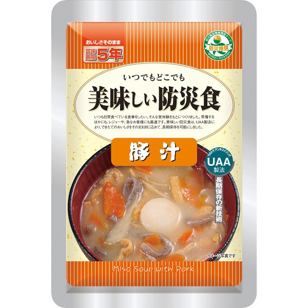 アルファフーズ　美味しい防災食　豚汁の画像