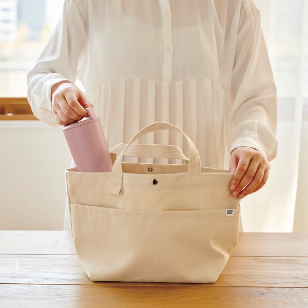 ハンドル付ステンレスタンブラー（３６０ｍｌ） ピンク B3725-3の画像