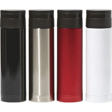 真空スリムマグボトル（３００ｍｌ） ブラック・レッド・シルバー・ホワイト JM-726の画像