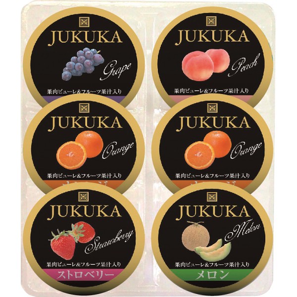 金澤兼六製菓　熟果ゼリーアソートＢＯＸ（６個） JK-6 の画像