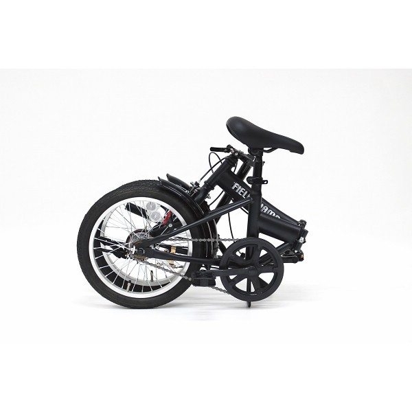 フィールドチャンプ　１６型折畳み自転車（鍵・ライト付） MG-FCP16BKRLの画像