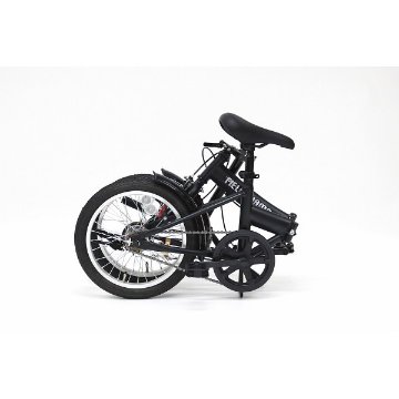 フィールドチャンプ　１６型折畳み自転車（鍵・ライト付） MG-FCP16BKRLの画像