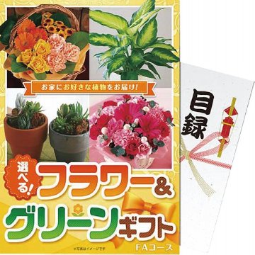 【パネもく！】選べる！フラワー＆グリーンギフト fgg-fa-wbの画像
