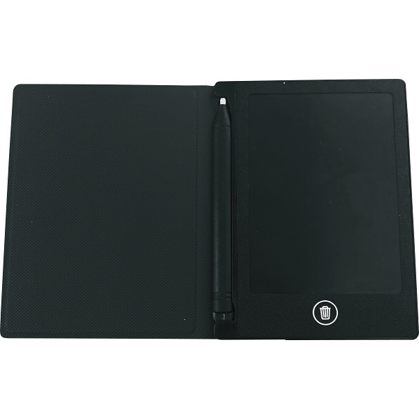 カバー付電子メモパッド　４．４インチ PL-199BKの画像