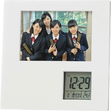 アデッソ　フォトフレームクロック PFC-01の画像