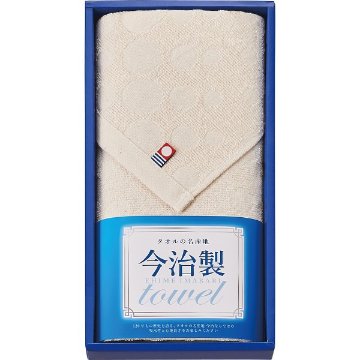 今治　無漂白・無染色フェイスタオル IME8760の画像