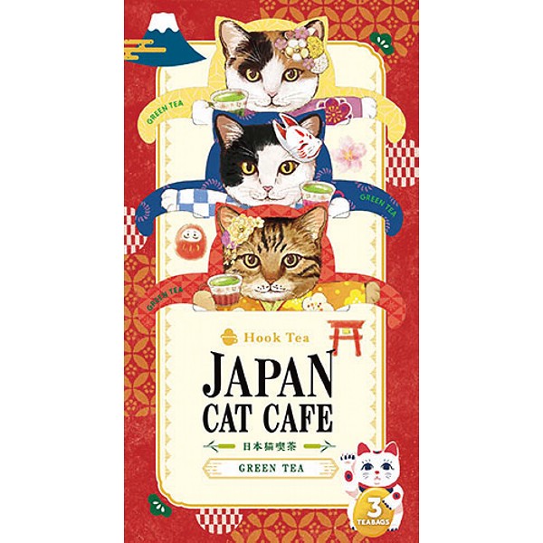 フックティー　ジャパンキャットカフェ（煎茶） 52139の画像