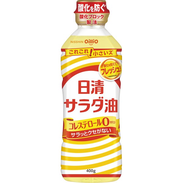 日清　サラダ油（４００ｇ） 日清ｻﾗﾀﾞ油400gPETの画像