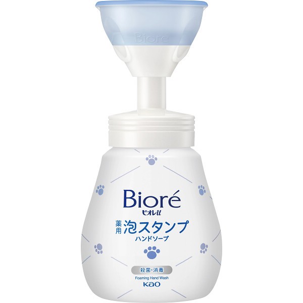 花王　ビオレｕ　泡スタンプハンドソープ　本体（にくきゅう・２４０ｍｌ） にくきゅうの画像