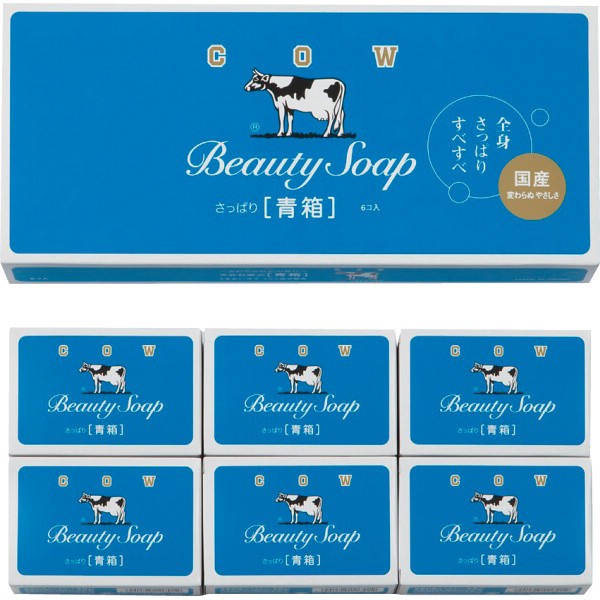 牛乳石鹸　青箱（６個） 405508の画像