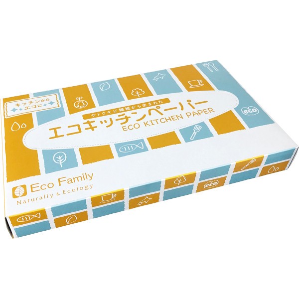 エコキッチンペーパー（２５枚）ＢＯＸ KPEｰ012の画像