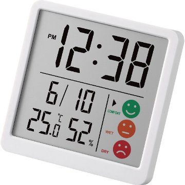 ＭＡＧ　温度湿度計ニコピタ ホワイト TH-112 WH-Zの画像