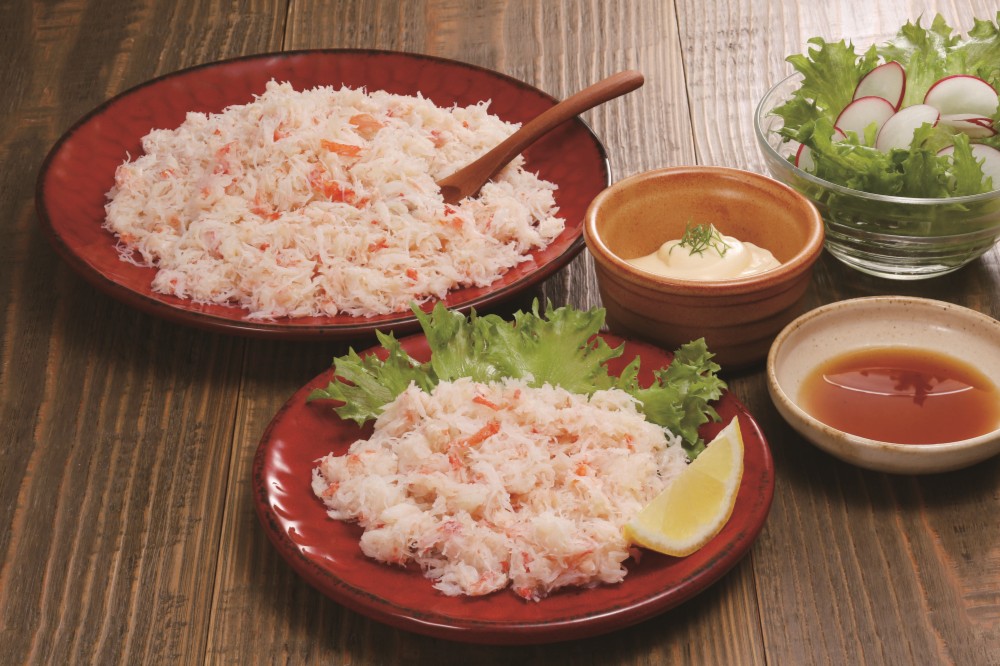 【北海道直送】 カネコメ田中水産 おおずわいがにほぐし身セット 【全国送料込】(沖縄・離島除く)の画像