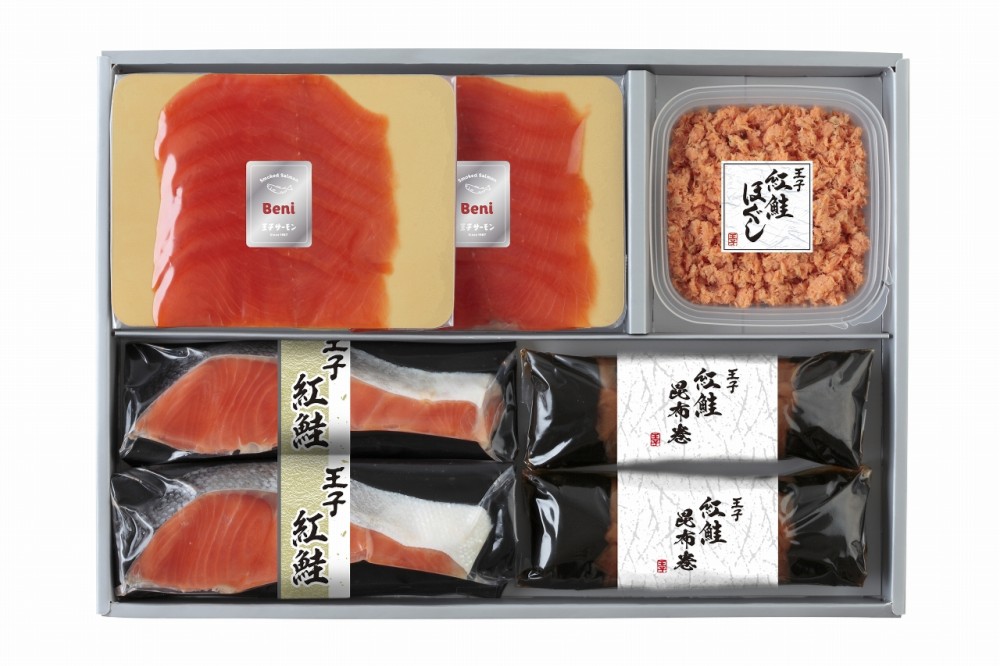 【北海道直送】 王子サーモン 紅鮭こだわりセット (N)HKTB60 【全国送料込】(沖縄・離島除く)の画像