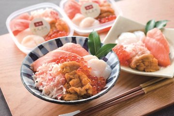 【北海道直送】 札幌バルナバフーズ 海鮮どんぶりの具(3食) 【全国送料込】(沖縄・離島除く)の画像