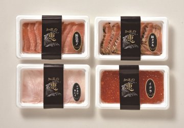 【北海道直送】 ユートピア知床 知床丼セットMG 【全国送料込】(沖縄・離島除く)の画像