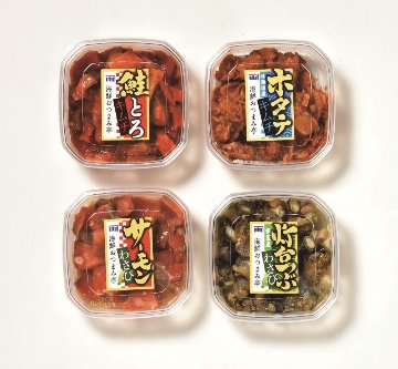 【北海道直送】 兼由 海鮮おつまみ亭4種詰合せ 【全国送料込】(沖縄・離島除く)の画像