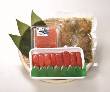 【北海道直送】 カネサン佐藤水産 魚卵松前漬セット 【全国送料込】(沖縄・離島除く)の画像