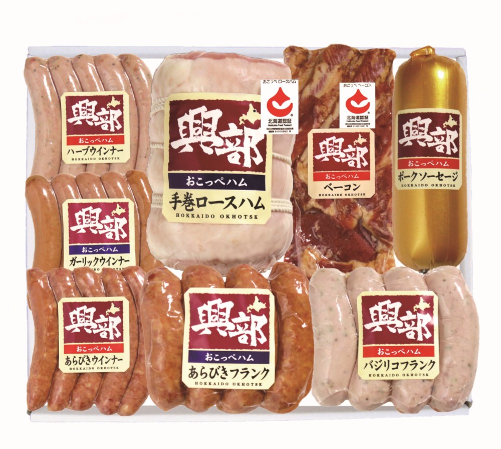 【北海道直送】 オホーツククリーンミート 北海道おこっぺハム詰合せ OF-D-2 【全国送料込】(沖縄・離島除く)の画像