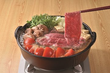 【北海道直送】 たにぐち精肉店 ふらの和牛 ももすき焼用 380ｇ 【全国送料込】(沖縄・離島除く)の画像
