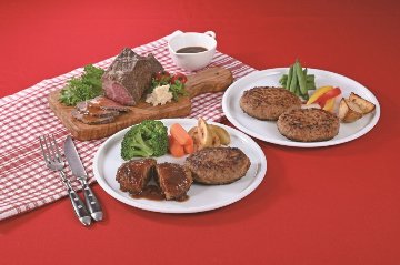 【北海道直送】 トヨニシファーム 帯広牛ローストビーフ＆豊西牛ハンバーグギフト 【全国送料込】(沖縄・離島除く)の画像