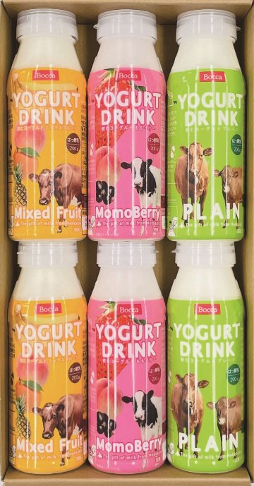 【北海道直送】 牧家 ３種の飲むヨーグルト６本セット 【全国送料込】(沖縄・離島除く)の画像